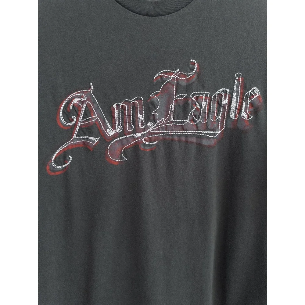 American Eagle T-Shirt Mens M Vintage Y2K Grunge Skater Streetwear Graphic Tee